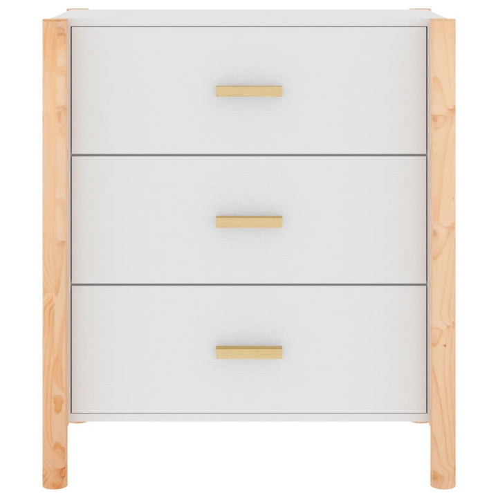 skænk 62x38x70 cm konstrueret træ hvid