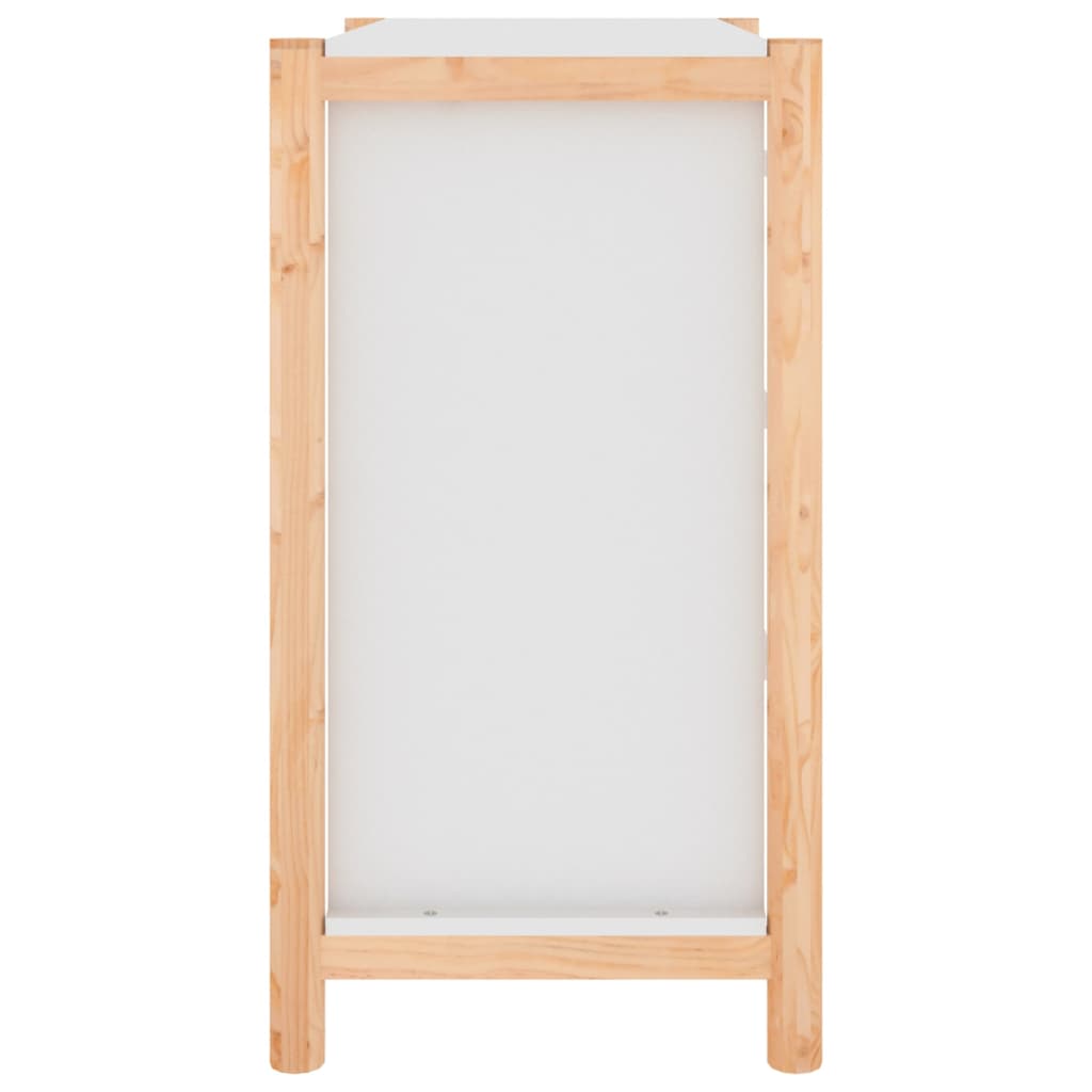 skænk 62x38x70 cm konstrueret træ hvid