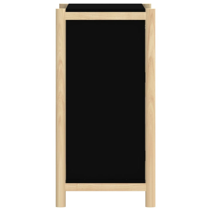 skænk 62x38x75 cm konstrueret træ sort