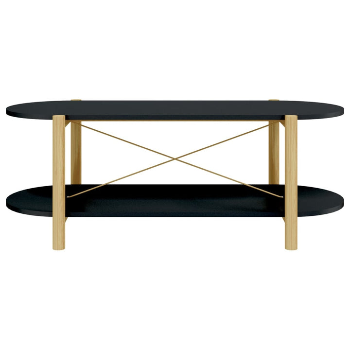 sofabord 110x48x40 cm konstrueret træ sort