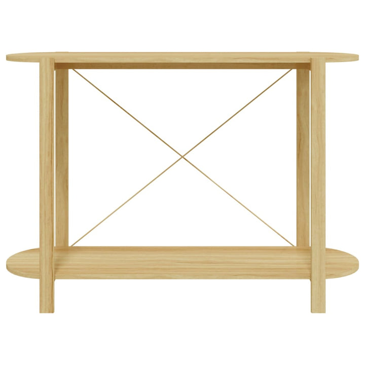 konsolbord 110x38x75 cm konstrueret træ