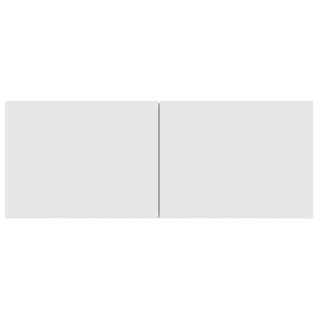 tv-skabssæt 6 dele konstrueret træ hvid