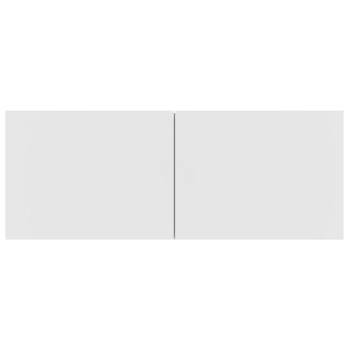 tv-skabssæt 6 dele konstrueret træ hvid