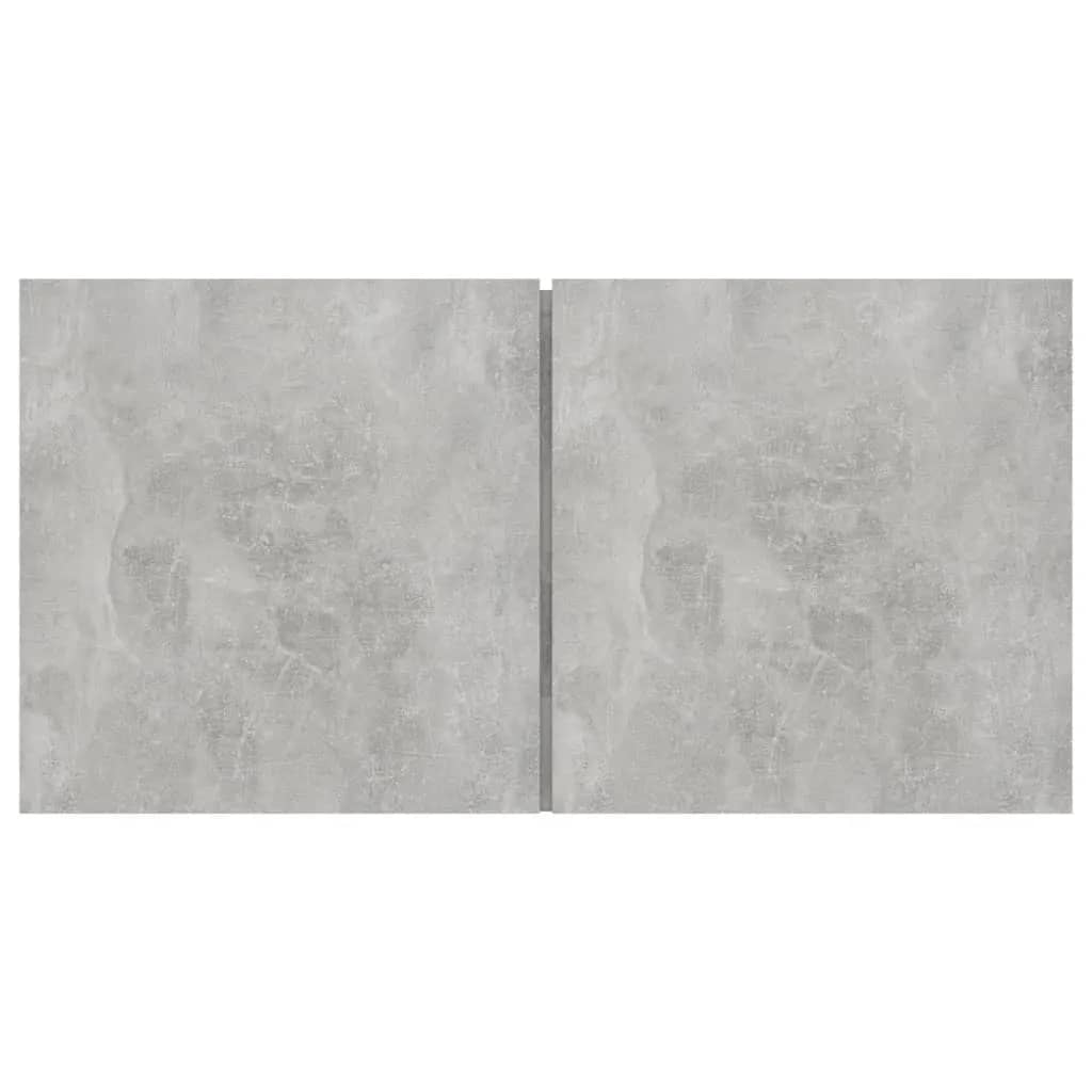 tv-skabssæt 5 dele konstrueret træ betongrå