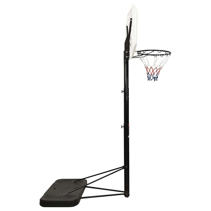 basketballstativ 258-363 cm polyethylen hvid