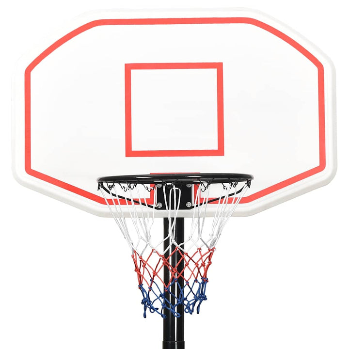basketballstativ 258-363 cm polyethylen hvid