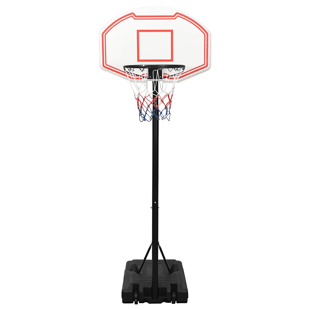 basketballstativ 237-307 cm polyethylen hvid