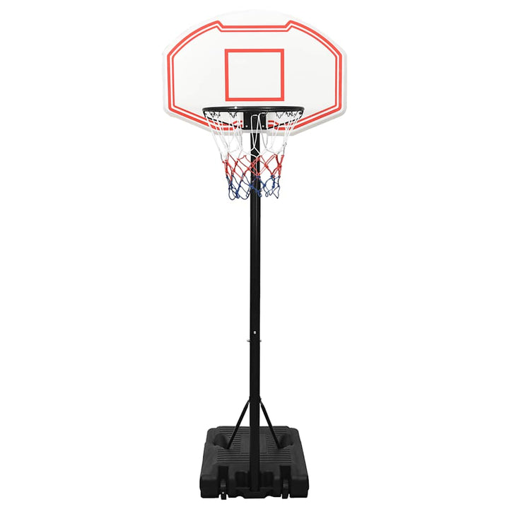 basketballstativ 237-307 cm polyethylen hvid