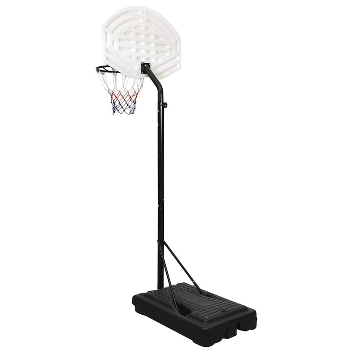 basketballstativ 237-307 cm polyethylen hvid