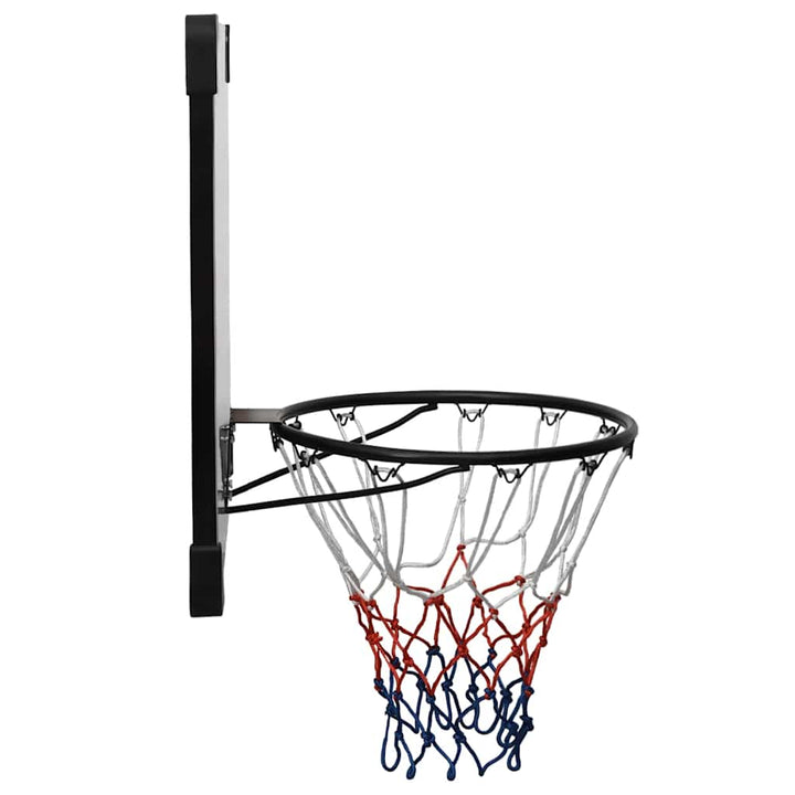 basketballkurv med plade 90x60x2,5 cm polycarbonat transparent