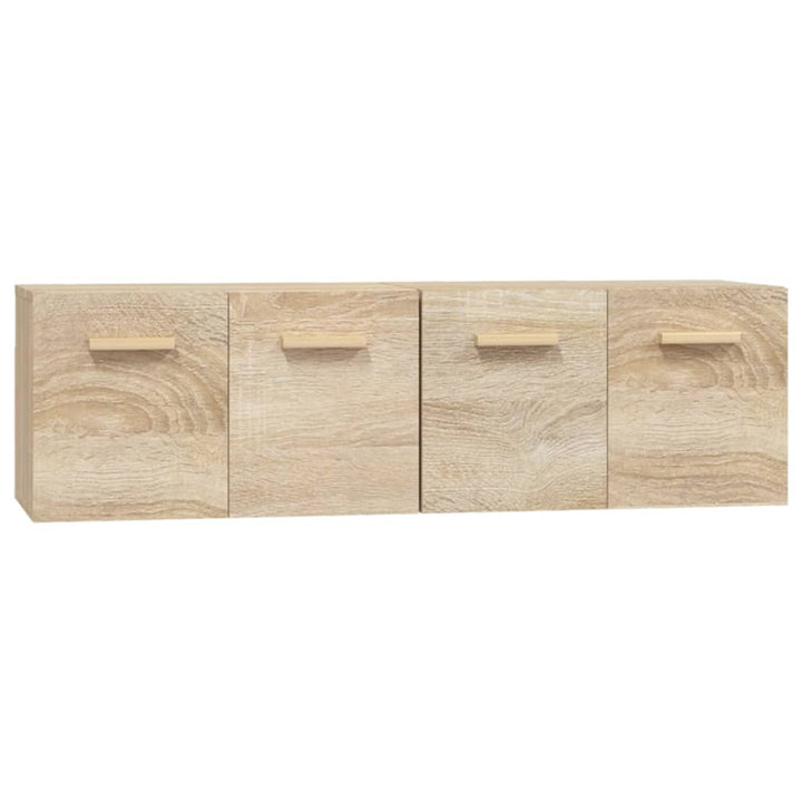 vægskabe 2 stk. 60x36,5x35 cm konstrueret træ sonoma-eg