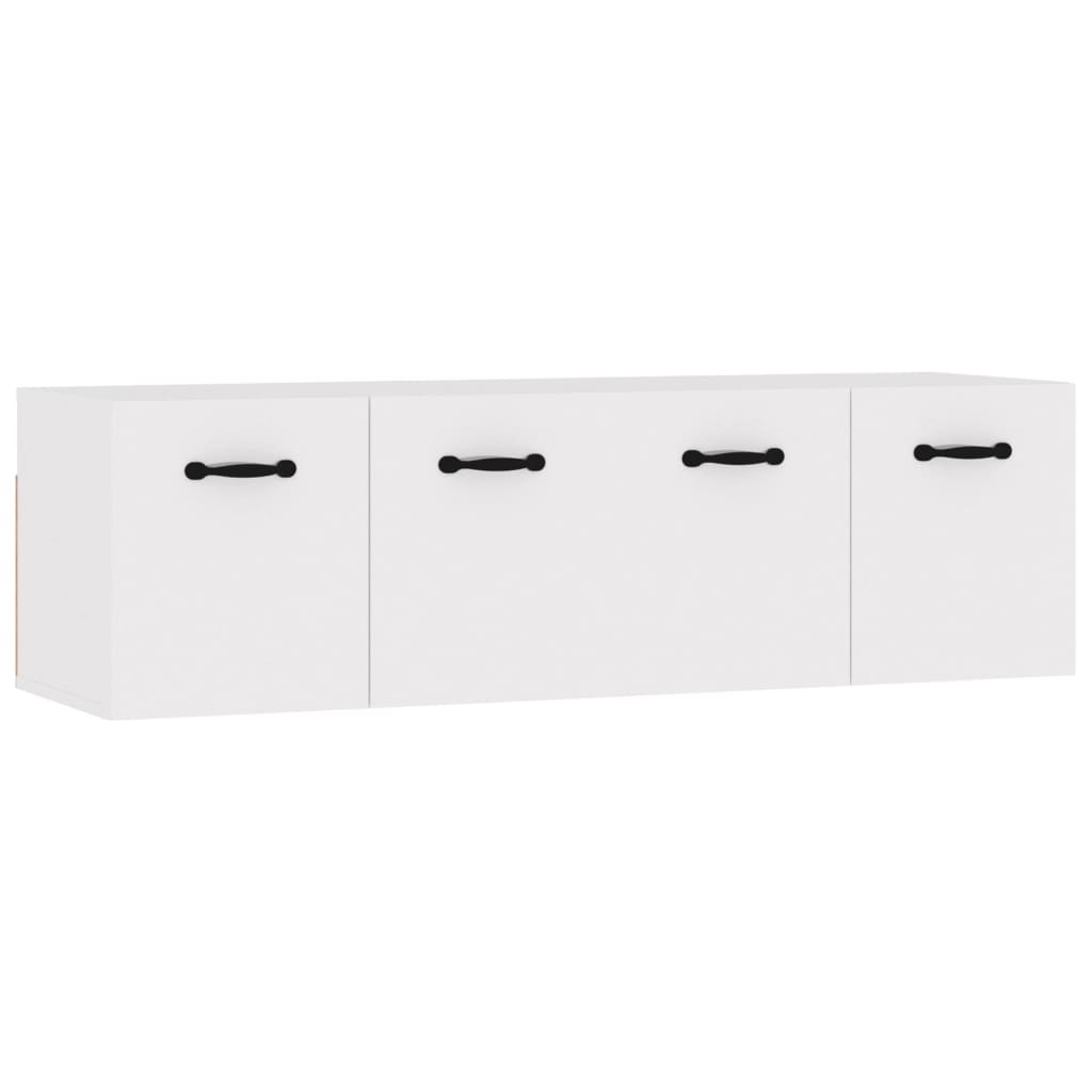 vægskabe 2 stk. 80x35x36,5 cm konstrueret træ hvid