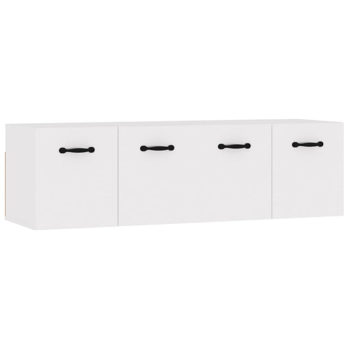 vægskabe 2 stk. 80x35x36,5 cm konstrueret træ hvid