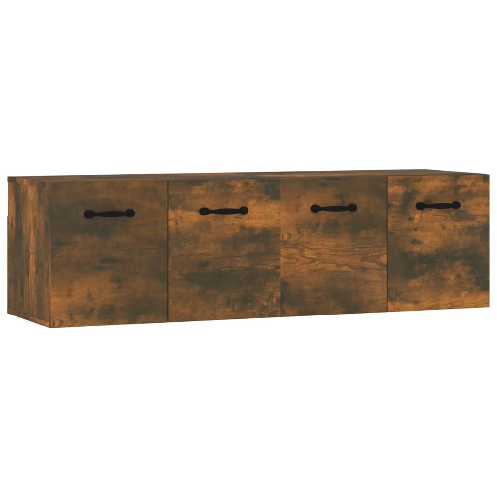 vægskabe 2 stk. 80x35x36,5 cm konstrueret træ sonoma-eg