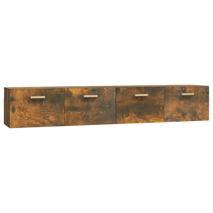 vægskabe 2 stk. 100x36,5x35 cm konstrueret træ sonoma-eg