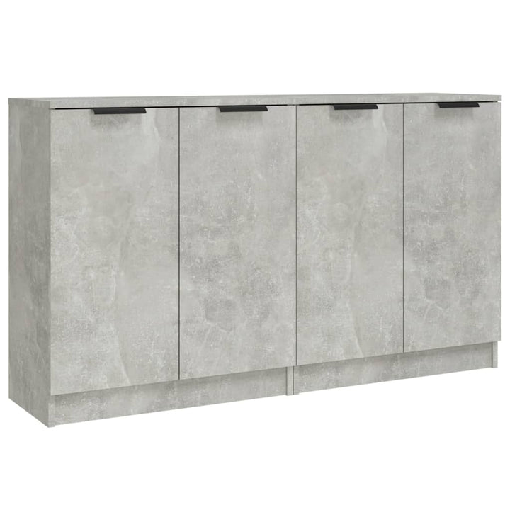 skænke 2 stk. 60x30x70 cm konstrueret træ betongrå