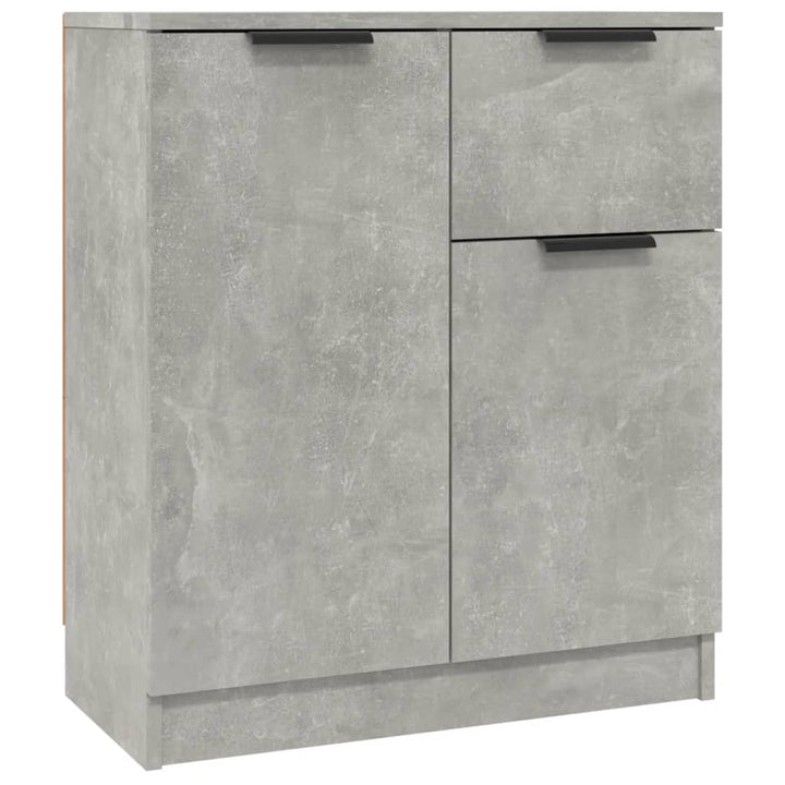 skænke 2 stk. 60x30x70 cm konstrueret træ betongrå
