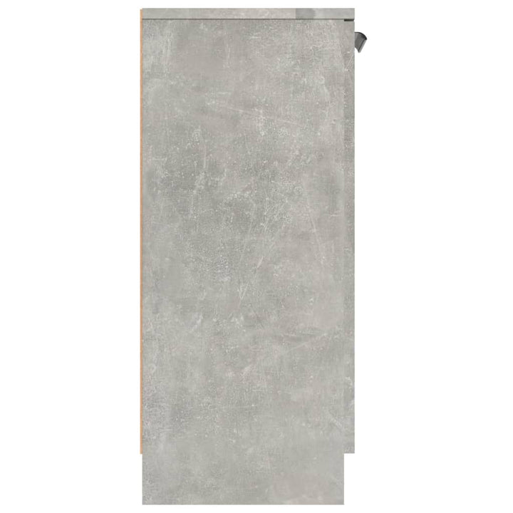 skænke 2 stk. 60x30x70 cm konstrueret træ betongrå
