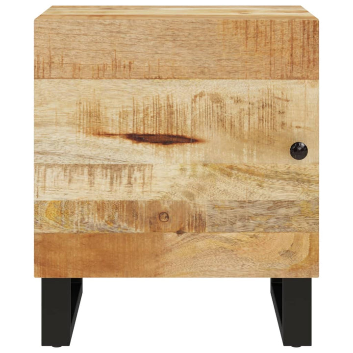 sengeborde 2 stk. 40x33x46 cm massivt mangotræ