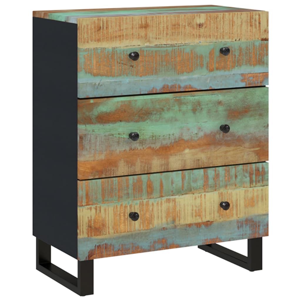 skænk 60x33x75 cm massivt genbrugstræ
