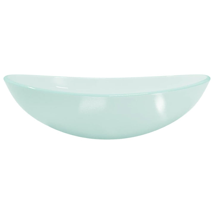 håndvask 54,5x35x15,5 cm hærdet glas matteret