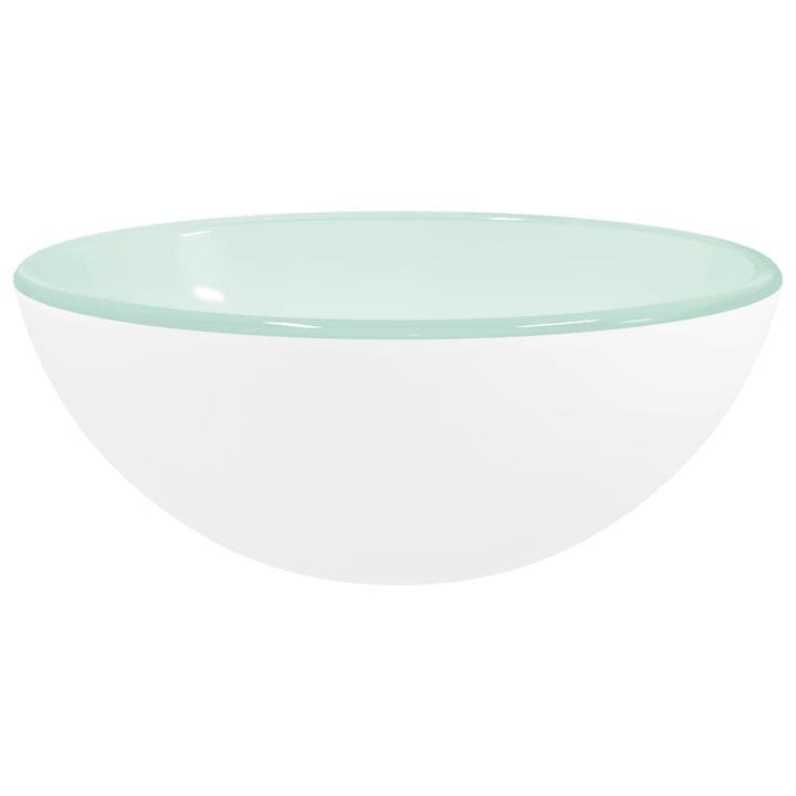 håndvask 30x12 cm hærdet glas hvid