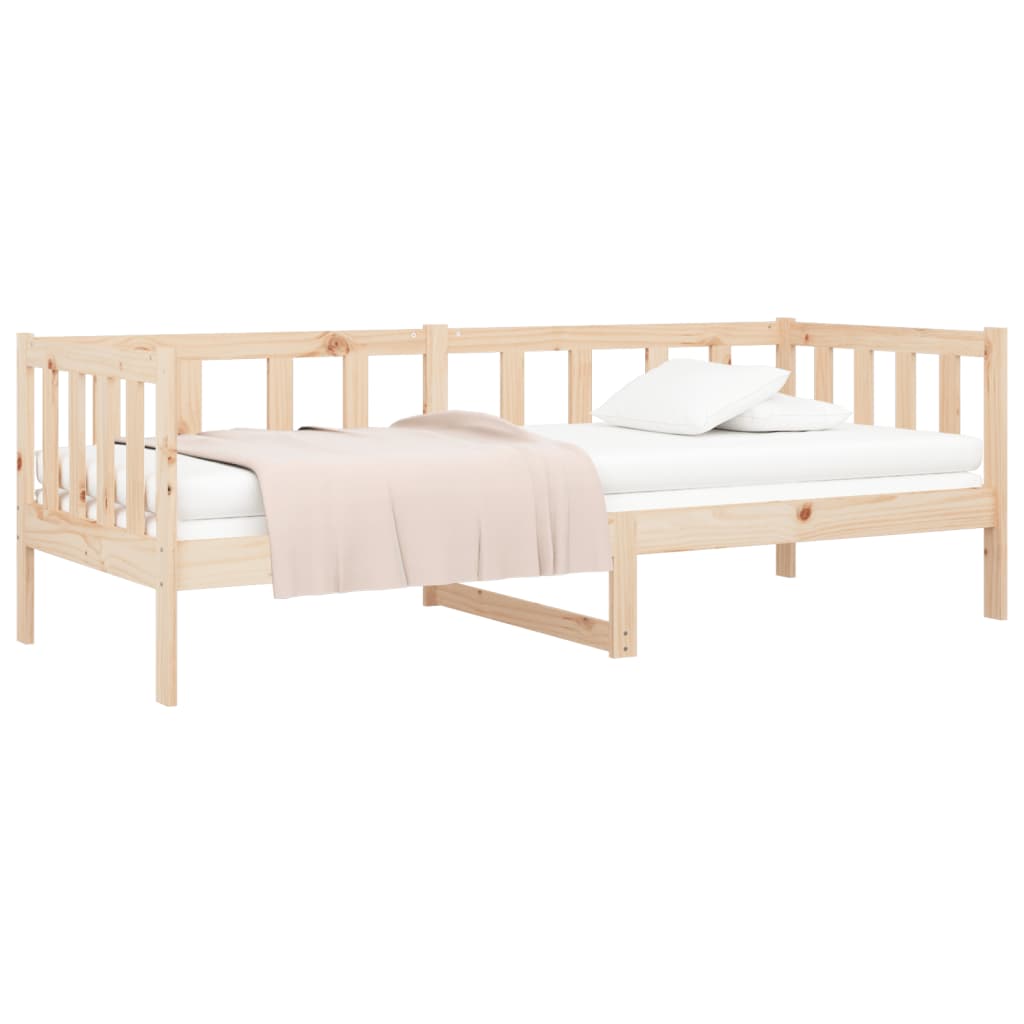 daybed uden madras 90x190 cm massivt fyrretræ