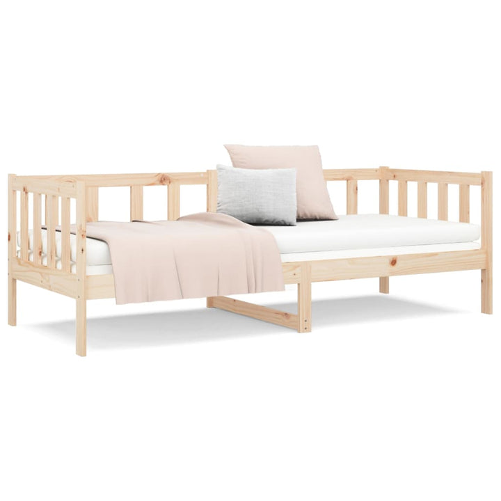daybed uden madras 90x190 cm massivt fyrretræ