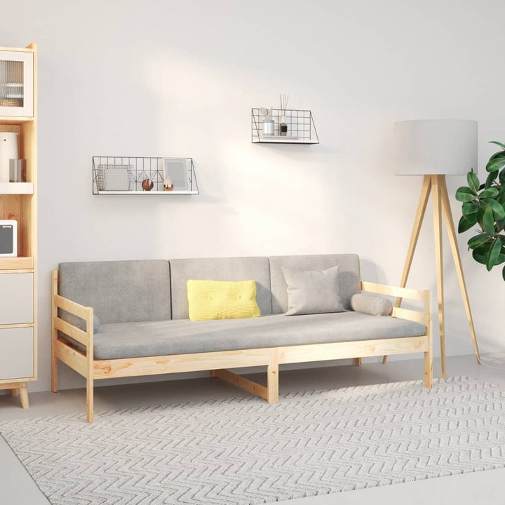 daybed uden madras 80x200 cm massivt fyrretræ