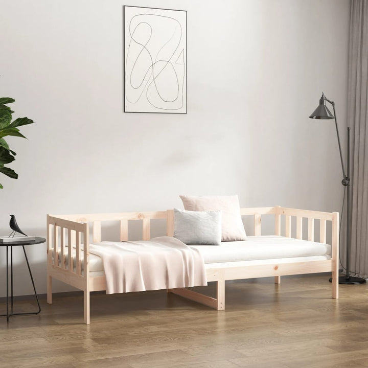 daybed uden madras 80x200 cm massivt fyrretræ