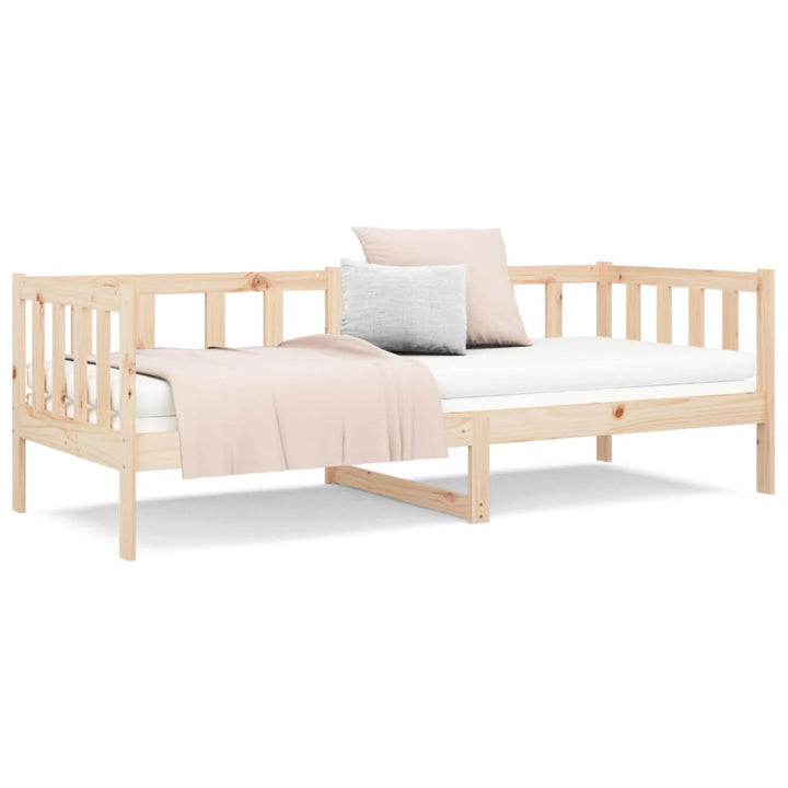 daybed uden madras 80x200 cm massivt fyrretræ