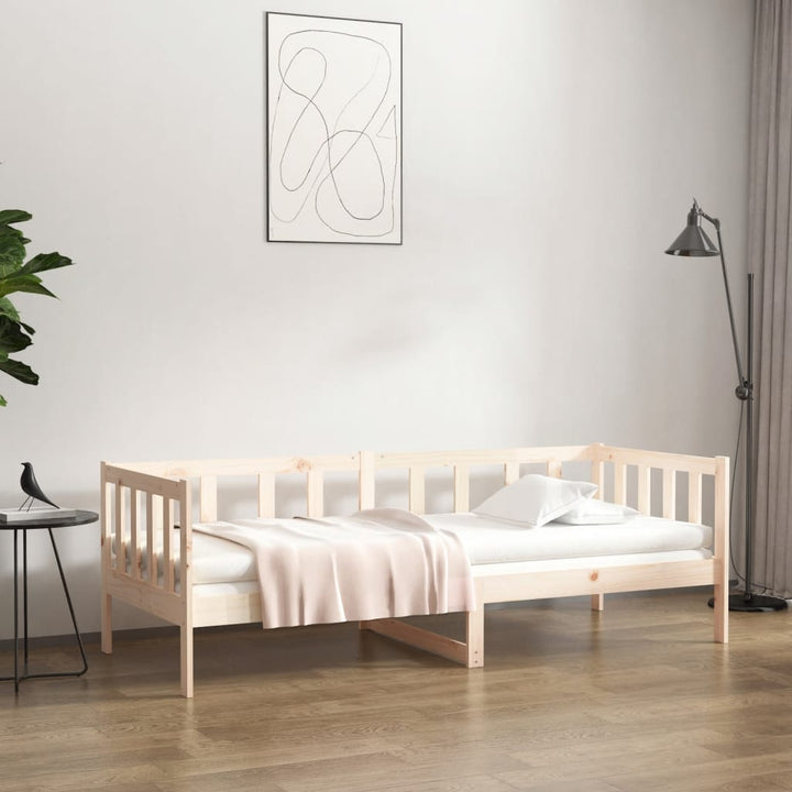 daybed uden madras 80x200 cm massivt fyrretræ