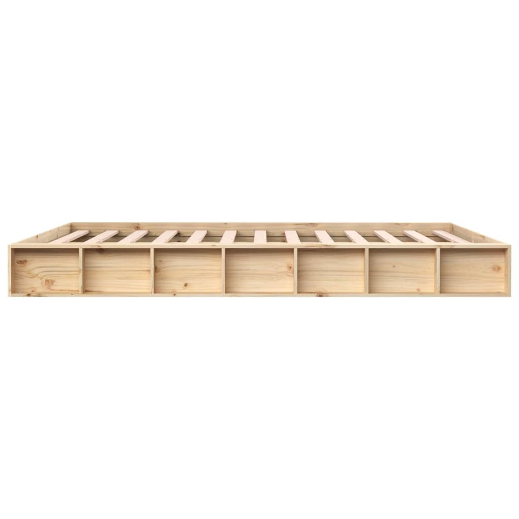 sengeramme 200x200 cm massivt træ