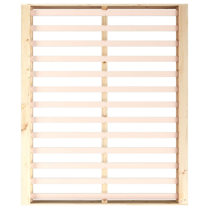 sengeramme 200x200 cm massivt træ