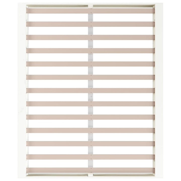 sengeramme 200x200 cm massivt træ hvid