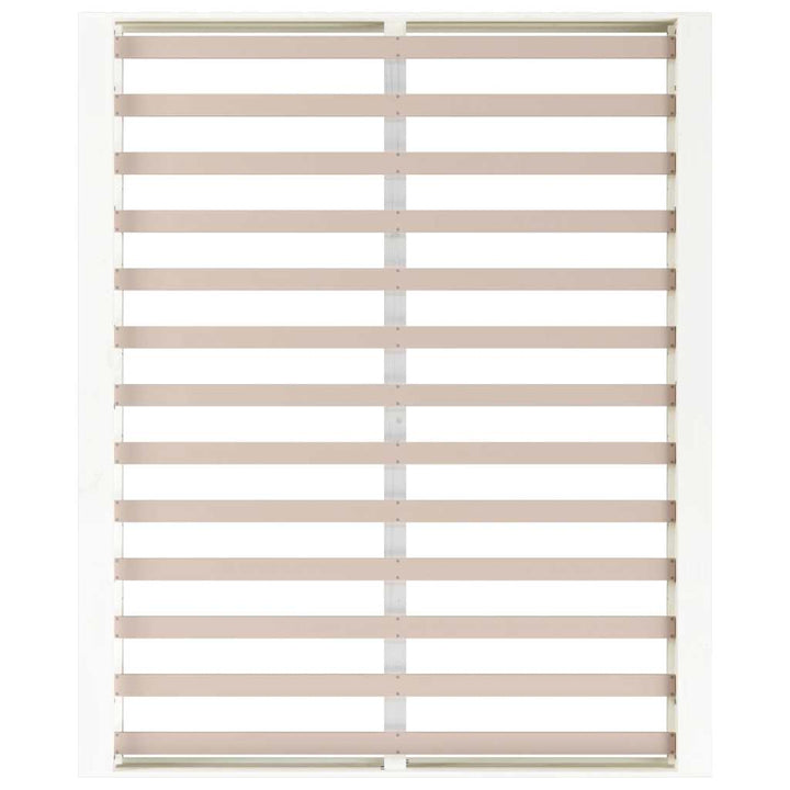 sengeramme 160x200 cm massivt træ hvid