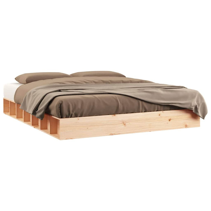 sengeramme 150x200 cm King Size massivt træ