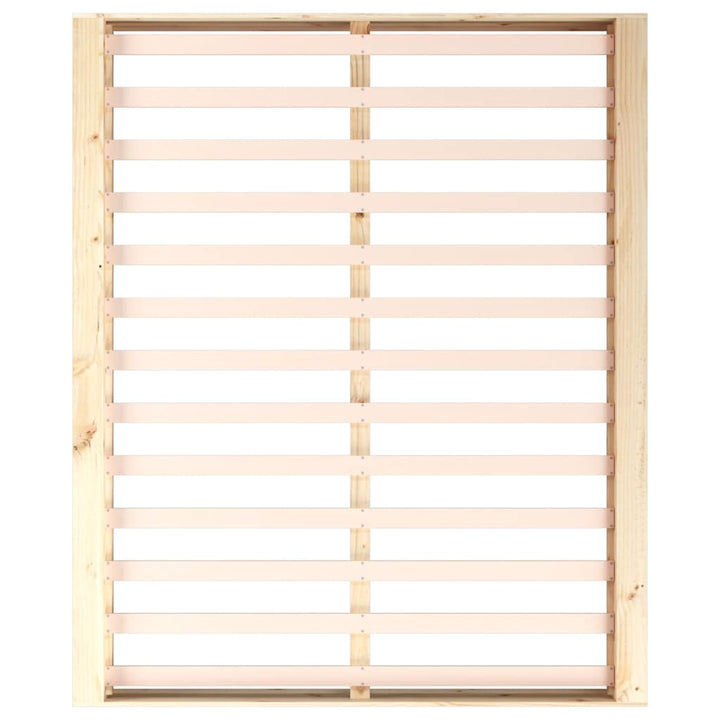 sengeramme 150x200 cm King Size massivt træ