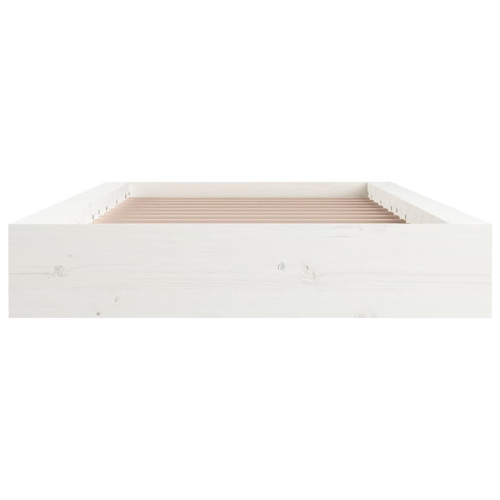 sengeramme 75x190 cm Small Single massivt træ hvid