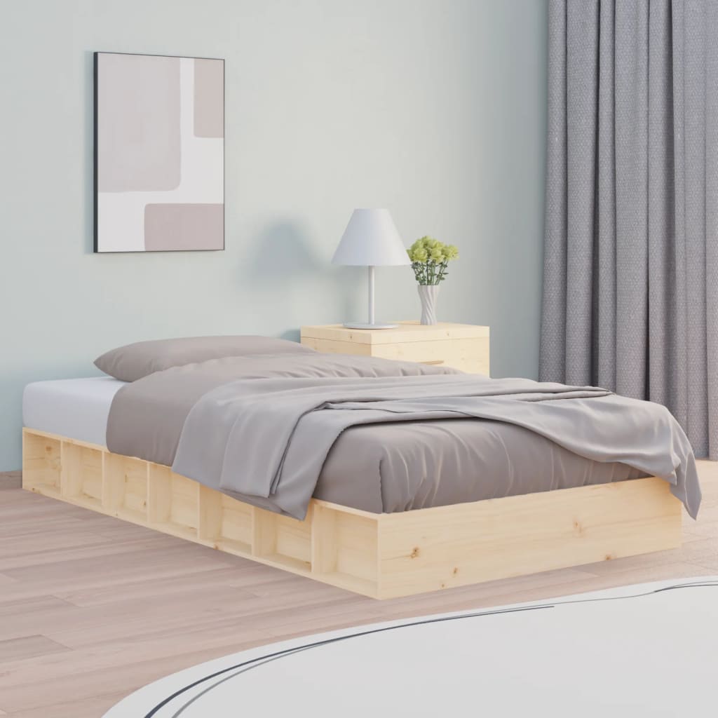 sengeramme 90x190 cm Single massivt træ