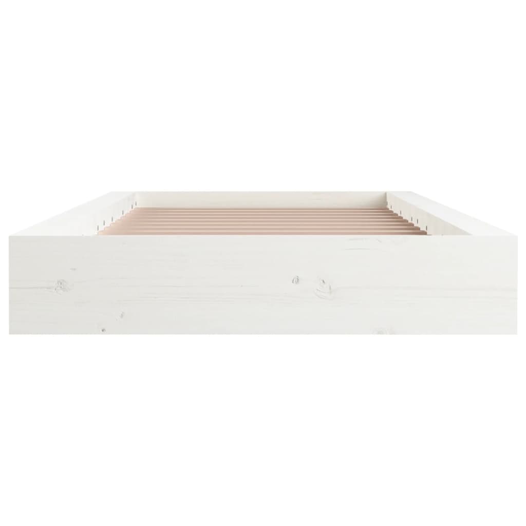 sengeramme 120x190 cm Small Double massivt træ hvid