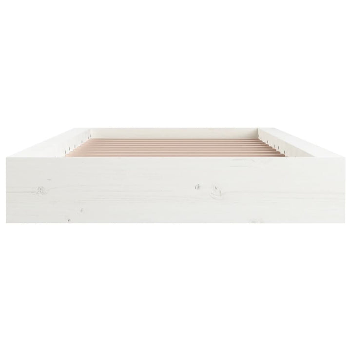 sengeramme 120x190 cm Small Double massivt træ hvid
