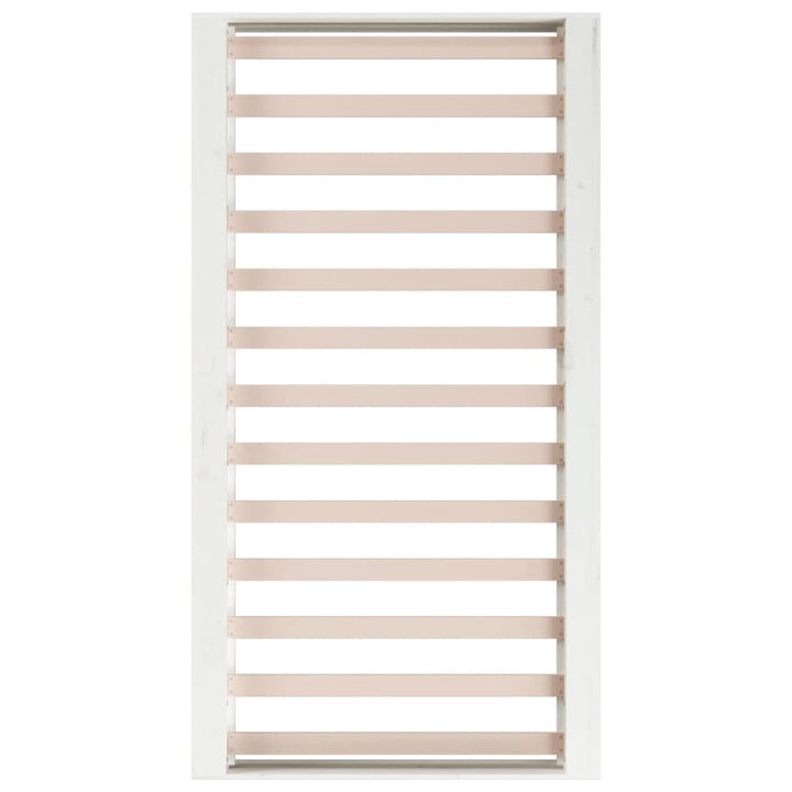 sengeramme 140x190 cm massivt træ hvid