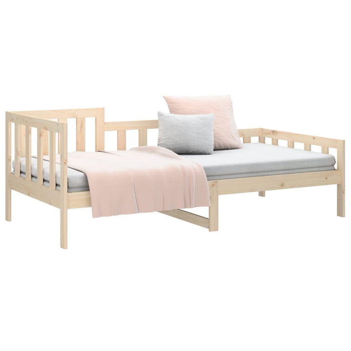 daybed uden madras 80x200 cm massivt fyrretræ