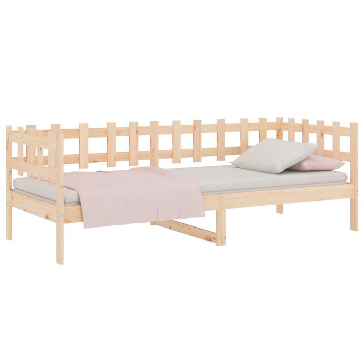 daybed uden madras 90x190 cm massivt fyrretræ