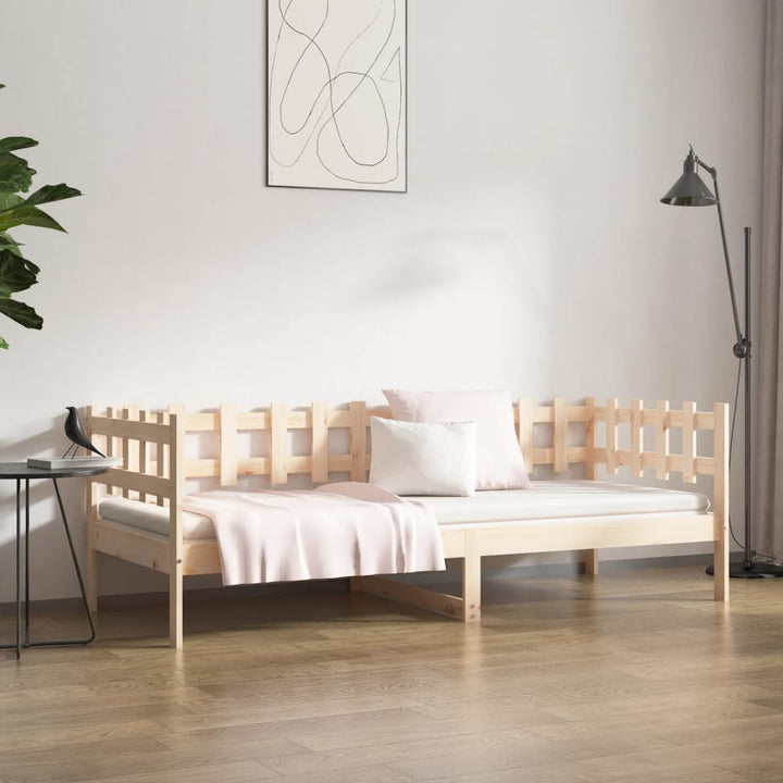 daybed uden madras 90x190 cm massivt fyrretræ