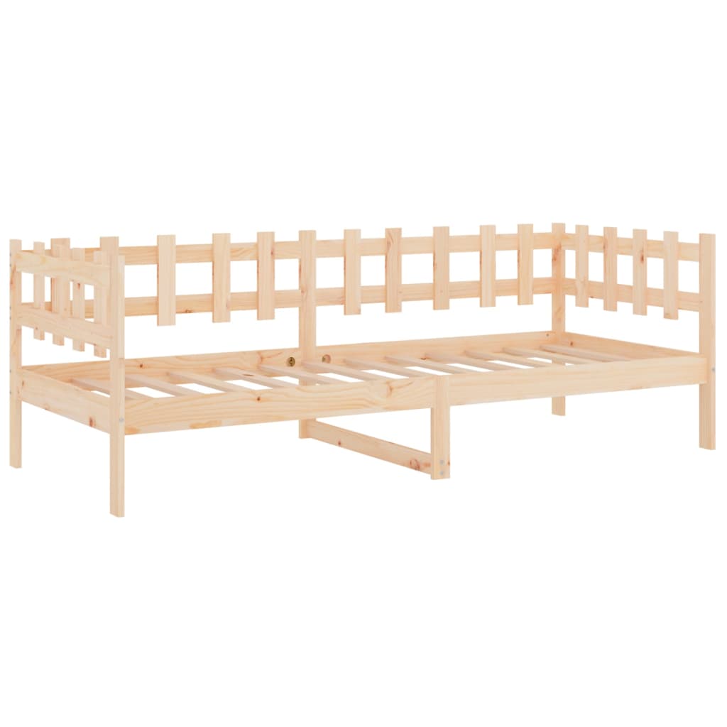 daybed uden madras 90x190 cm massivt fyrretræ