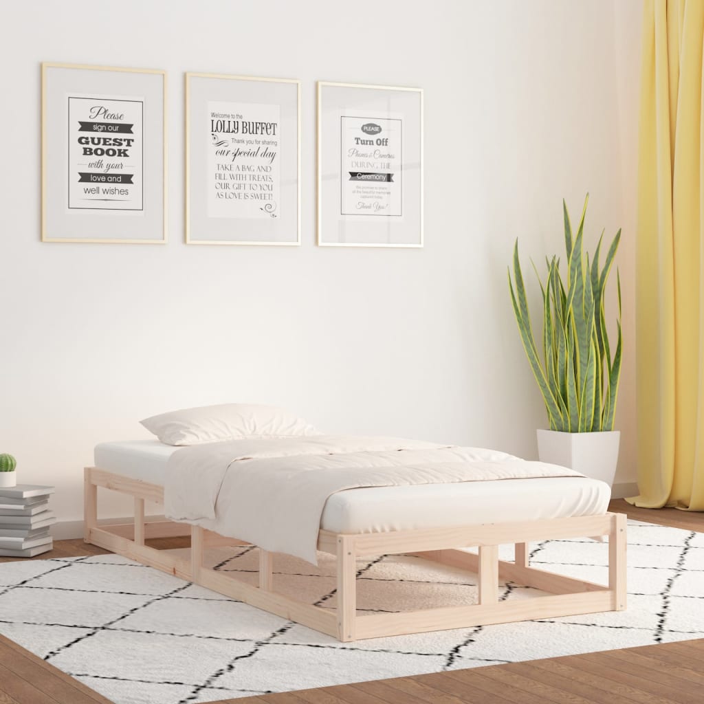 sengeramme 90x200 cm massivt træ