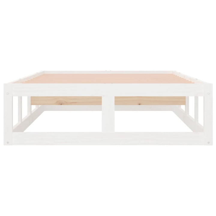 sengeramme 100x200 cm massivt træ hvid