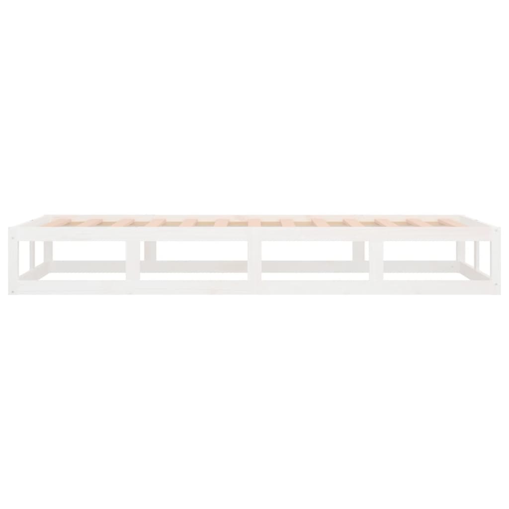 sengeramme 100x200 cm massivt træ hvid